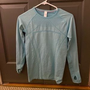 Blue ivivva long sleeve shirt